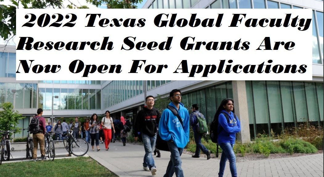 The 2022 Texas Global Faculty Research Seed Grants Are Now Open For Applications